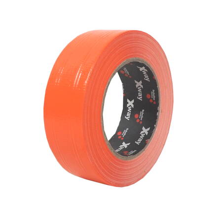 páska stavebná, tkaninová, X-WAY, oranžová, 38 mm x 50 m