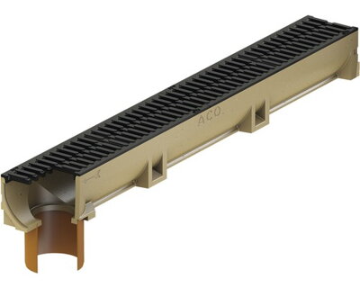 SELF LINE 100/80 žľab s liatinovým mostíkovým roštom B125kN-1m