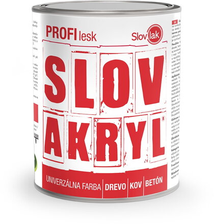 SLOVAKRYL-Lesk profi 0100 biela 0,75kg
