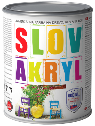 SLOVAKRYL-Matná  0615 svetložltá 0,75kg