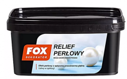 FOX -Dekoračný náter Relief perlový 1kg