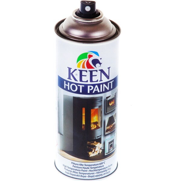 KEEN Hot paint -strieborný 400ml