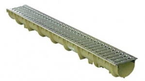 SELF LINE 100/55 žľab s ocelovým mostíkovým roštom 