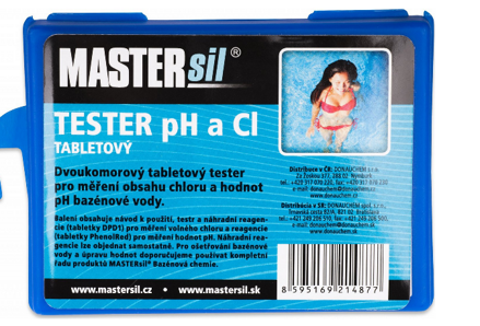 Tester komorový na tablety pH / CL Mastersil