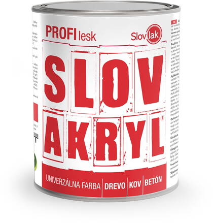SLOVAKRYL-Lesk profi 0100 biela 0,75kg