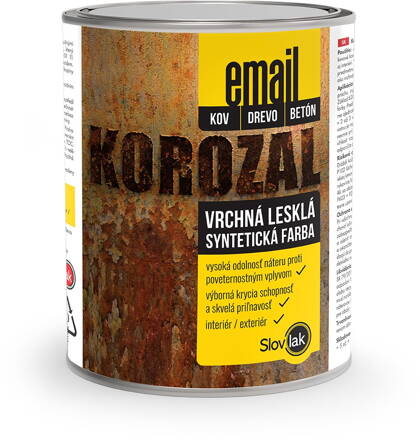 KOROZAL EMAIL 0,75kg - biely 1000