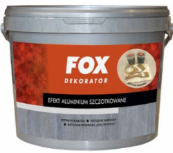 FOX - Dekoračný náter Efekt Kartáčovaný hliník 