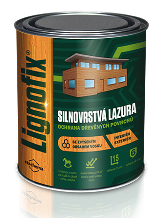 Lignofix SILNOVRSTEVNA LAZÚRA  wenge 0,75l