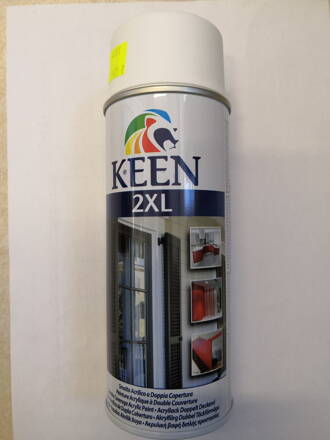 KEEN 2XL  - saténová biela 400ML