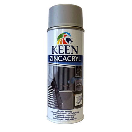 KEEN Zincacryl super sprej šedý 400ml