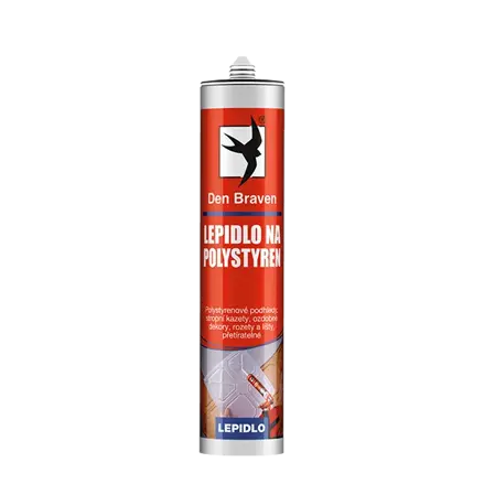 Den Braven Lepidlo na polystyren biele 280ml