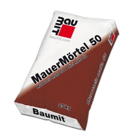 Baumit MauerMortel 50 - murovacia malta 25kg