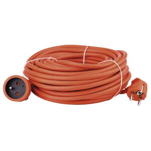 kábel predlžovací, oranžový, 20 m, ~ 250 V / 16 A