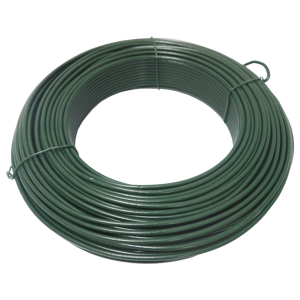drôt napínací, poplastovaný, zelený, O 3,5 mm / 52 m