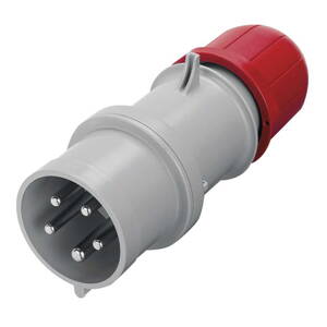vidlica pre prívod, plastová, 5 pólov, 32 A/400 V, IP44
