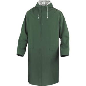 plášť do dažďa, s kapucňou, zelený, veľkosť XL