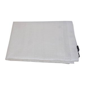 plachta krycia, priehľadná, s kovovými okami, 3 x 4 m, 120g/m2