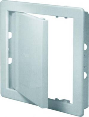 dvierka revízne plastové biele, 200 x 200 mm