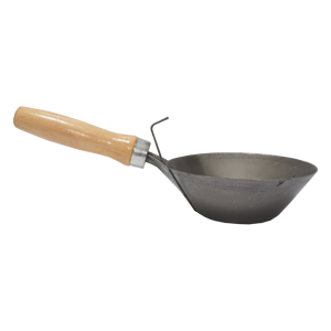 naberačka s rukoväťou oceľová, O 210 mm