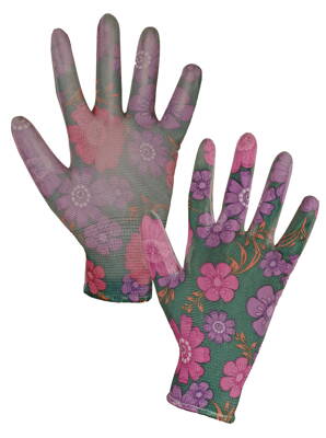 rukavice LEIVA, máčané v polyuretánu, veľkosť 8
