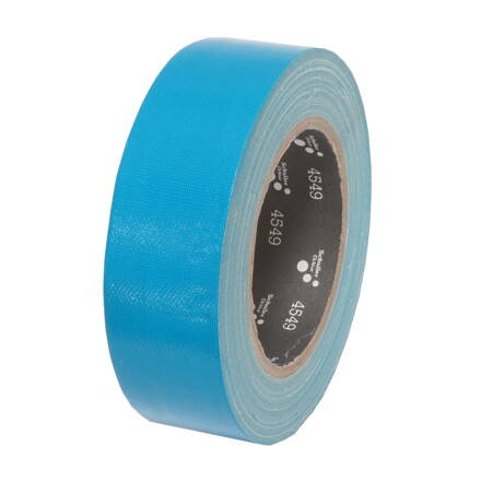 páska lepiaca, tkaninová, UV odolná, modrá, 38 mm x 25 m