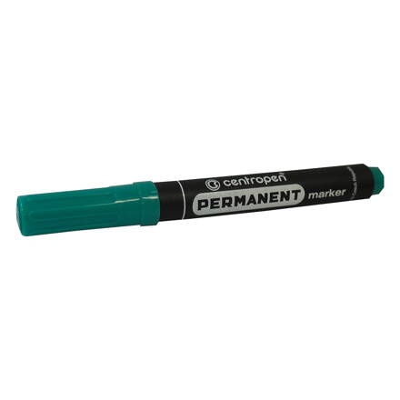 značkovač permanentný CENTROPEN, 8566/1, zelený, stopa 2,5 mm, sada 10 ks