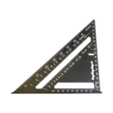 trojuholník tesársky, hliníkový, 180 mm