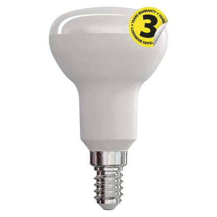 žiarovka LED Classic, 6 W (40 W), patica E14, tvar R50, A+, teplá biela