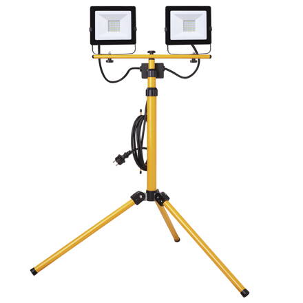 reflektor LED, HOBBY SLIM, 2x 30W + trojnožka