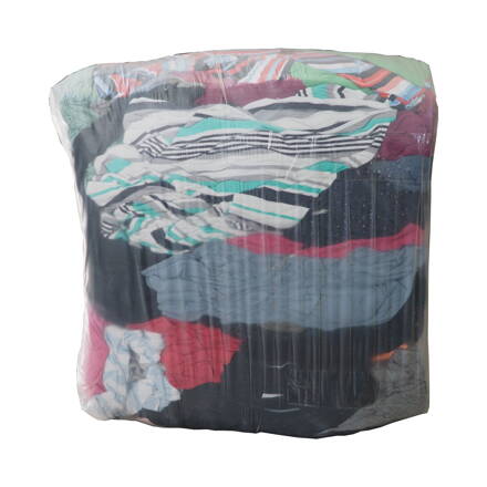 handra bavlnená, nepáraná, farebná, balenie 10 kg