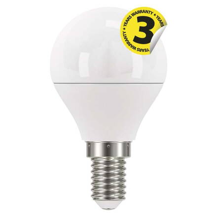 žiarovka LED Classic, 6 W (40 W), patica E14, tvar Globe Mini, A+, teplá biela