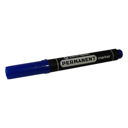 značkovač permanentný CENTROPEN, 8566/1, modrý, stopa 2,5 mm, sada 10 ks