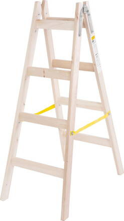 rebrík maliarsky, drevený, 2 x 4 priečky