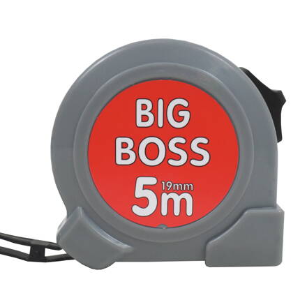 meter zvinovací, „BIG BOSS“, jednobrzdový, 19 mm x 5 m