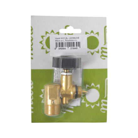 ventil na PB, ľavý, bočný výsuvný závit, 1/2 "