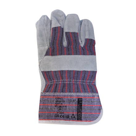 rukavice GINO, kožené, štandard, velikost 10,5