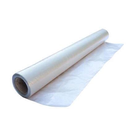 fólia stavebná, polorukáv, 180 mu, 2 x 50 m, váha 16,5 kg, LDPE