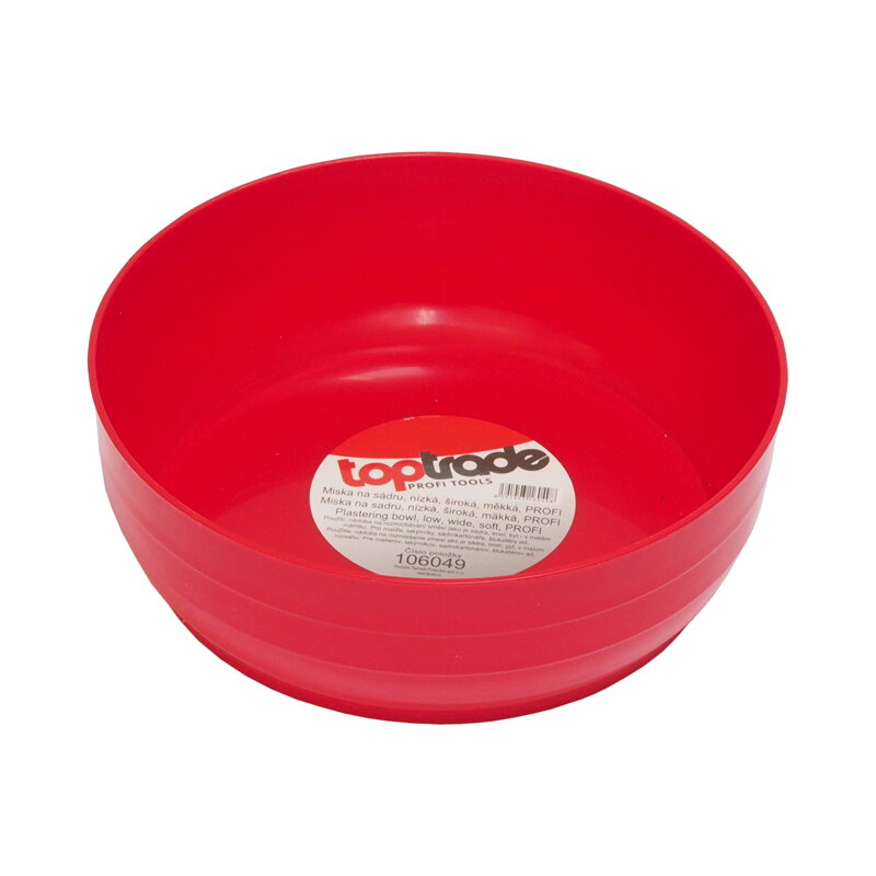 miska plastová, nízká, široká, na sadru, mäkká, 50x150x125 mm,profi miska plastová, nízká, široká, na sadru, mäkká, 50x150x125 mm,profi