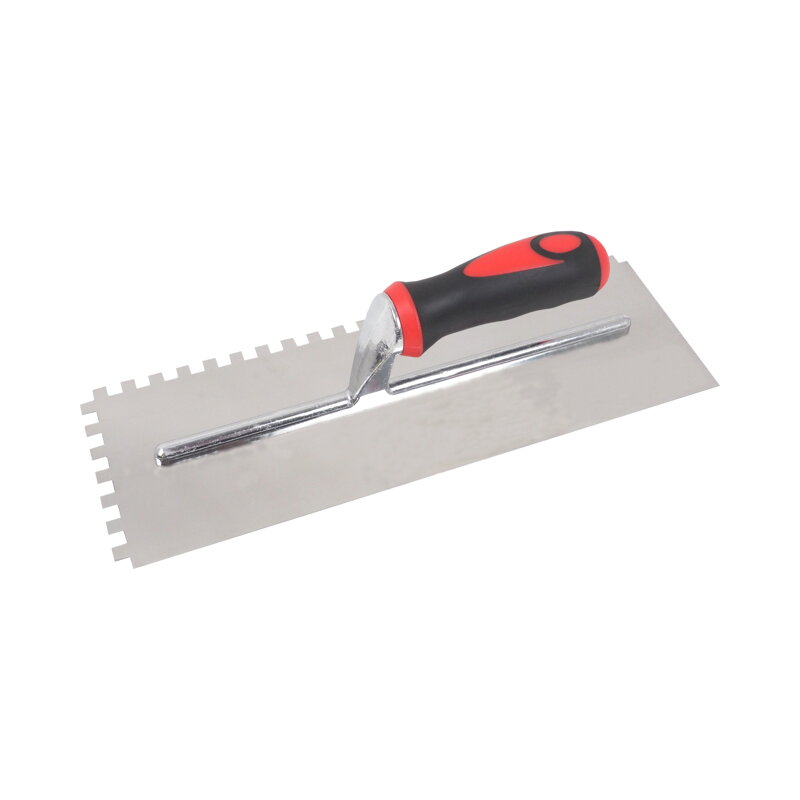 TOPTRADE hladítko nerezové, s pogumovanou rukoväťou, zub 8 mm, 360 x 120 mm, profi TOPTRADE hladítko nerezové, s pogumovanou rukoväťou, zub 8 mm, 360 x 120 mm, profi