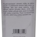 nožnice záhradnícke, plastové, polguľaté, 175 mm nožnice záhradnícke, plastové, polguľaté, 175 mm