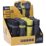 svietidlo plastové, LED 3 W, s fokusom, dosvit 75 m, 3x AAA 1,5 V